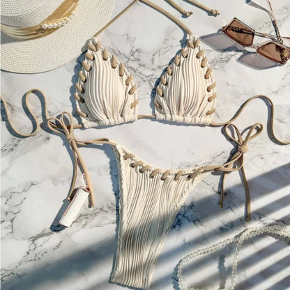 Sexy Brazilian Bikini Set 2025 – Women's Swimwear for Beach & Pool