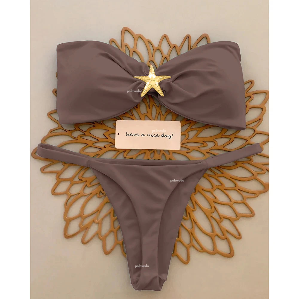 Push-Up Micro Bikini Set – 2025 Sexy Brazilian Swimsuit for Women