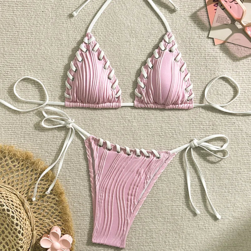 Sexy Brazilian Bikini Set 2025 – Women's Swimwear for Beach & Pool