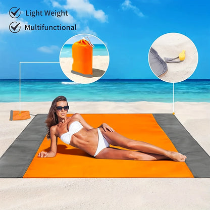 Waterproof & Sandproof Beach Mat – Foldable & Portable