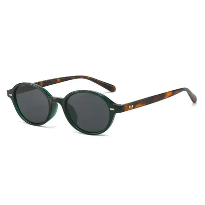 Retro Small Oval Sunglasses – Unisex Vintage Shades