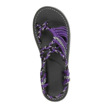 Ceeprints Rope Knot Sandals