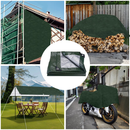 Large Waterproof Camping Tarp – Ultralight Sun Shelter & Awning