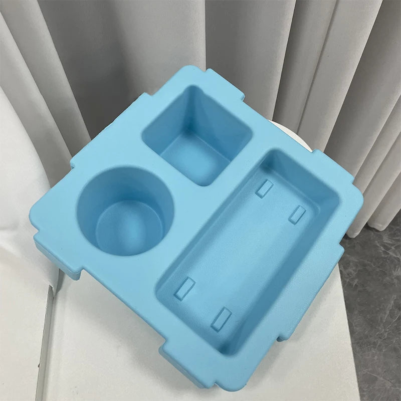 Cup Holder Tray Organizer – Waterproof Storage for Stanley & Beach Bag, Travel & Camping Use