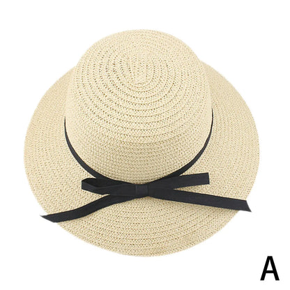 Summer Straw Hat – Wide Brim Foldable Beach Sun Hat for Women