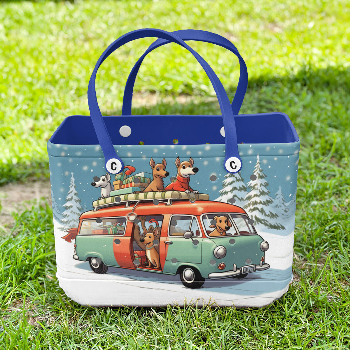 Ceeprints Cee™ Bag Snowy Pupmas Journey