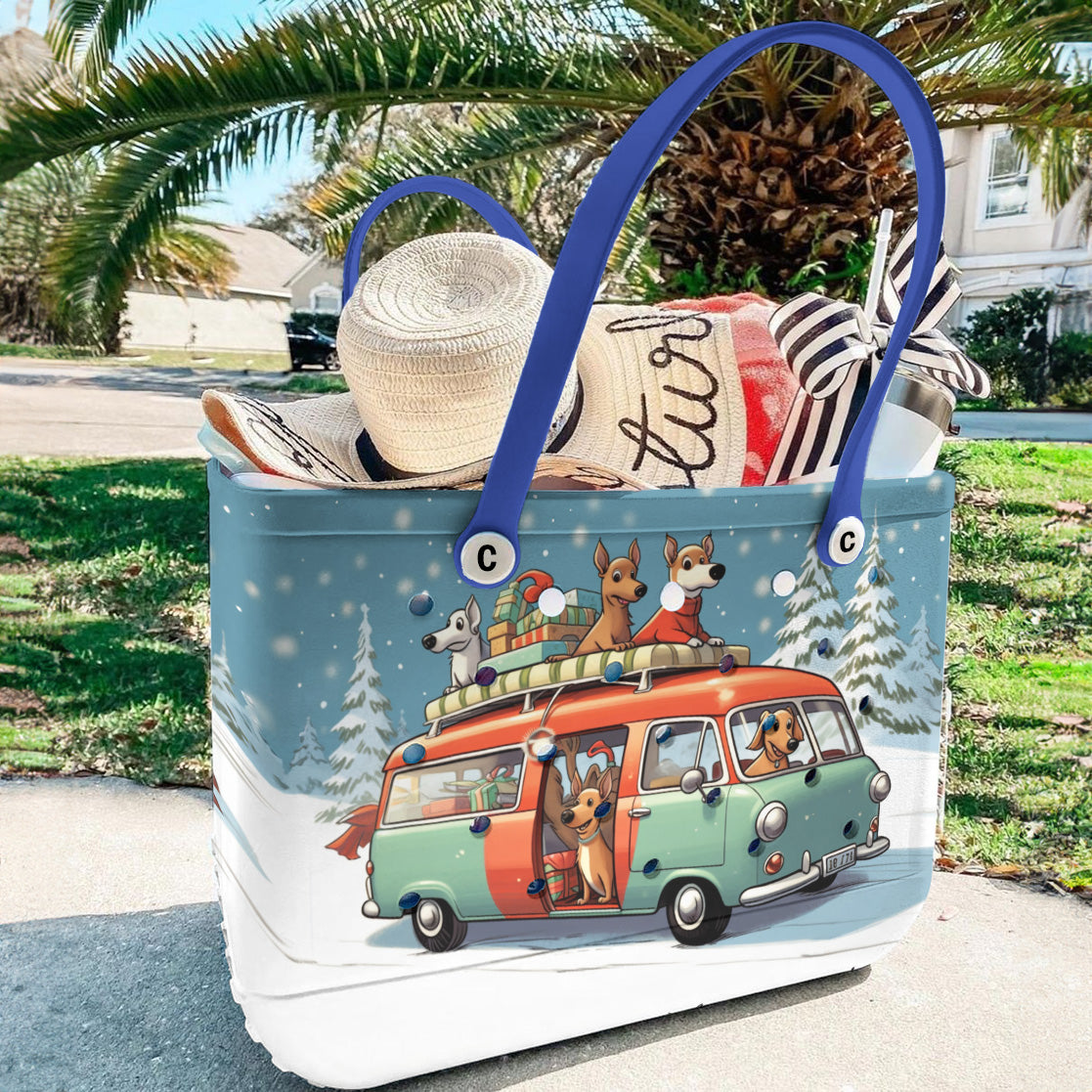 Ceeprints Cee™ Bag Snowy Pupmas Journey
