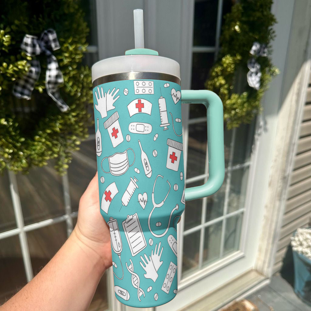 Ceeprints Tumbler All Things Nurse
