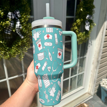 Ceeprints Tumbler All Things Nurse