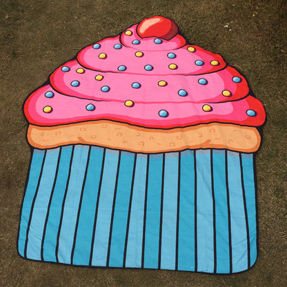 Travel Lightweight Exercise Swimming Background Fabric Bath Mat