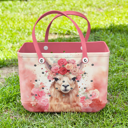 Ceeprints Cee™ Bag Floral Llama Muse