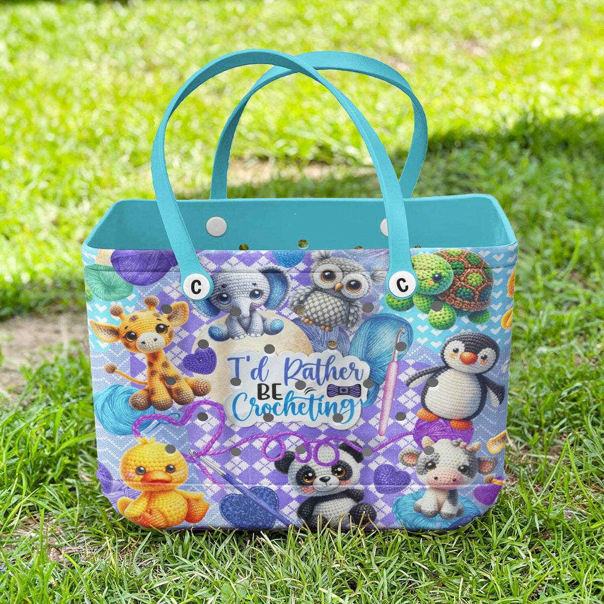 Ceeprints Cee™ Bag I'd Rather Be Crocheting