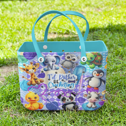 Ceeprints Cee™ Bag I'd Rather Be Crocheting