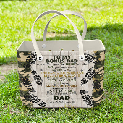 Ceeprints Cee™ Bag To My Bonus Dad
