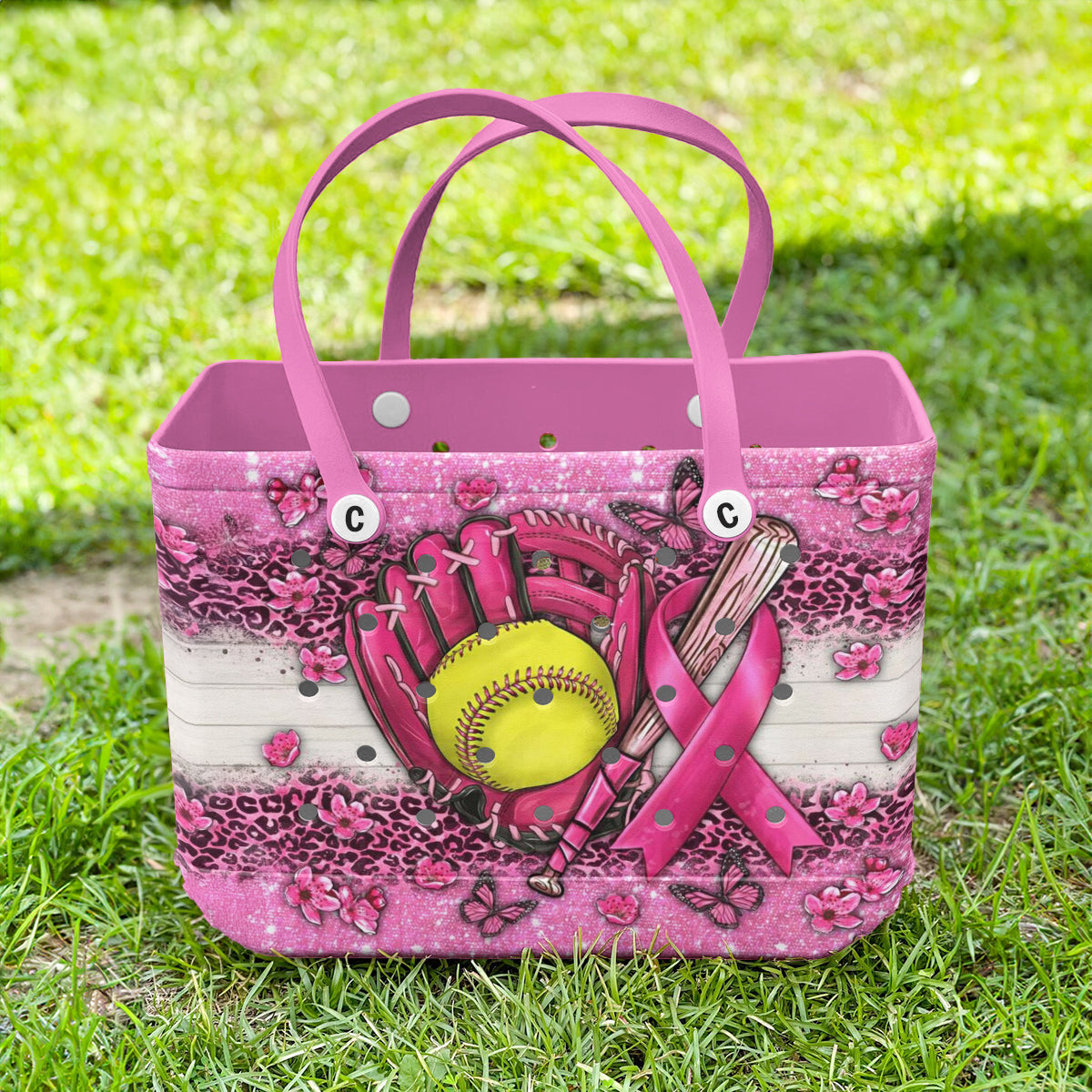 Ceeprints Cee™ Bag Pink Ribbon Pitch