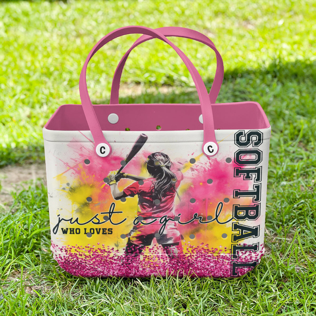 Ceeprints Cee™ Bag Just A Girl Who Loves Softball