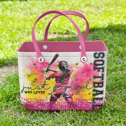 Ceeprints Cee™ Bag Just A Girl Who Loves Softball