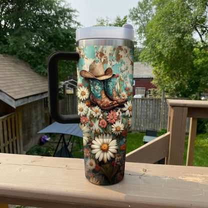 Ceeprints Tumbler Cowgirl Bloomm