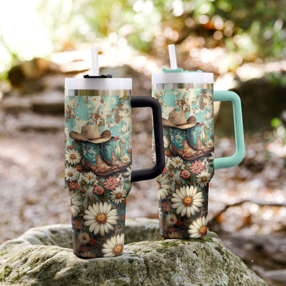 Ceeprints Tumbler Cowgirl Bloomm