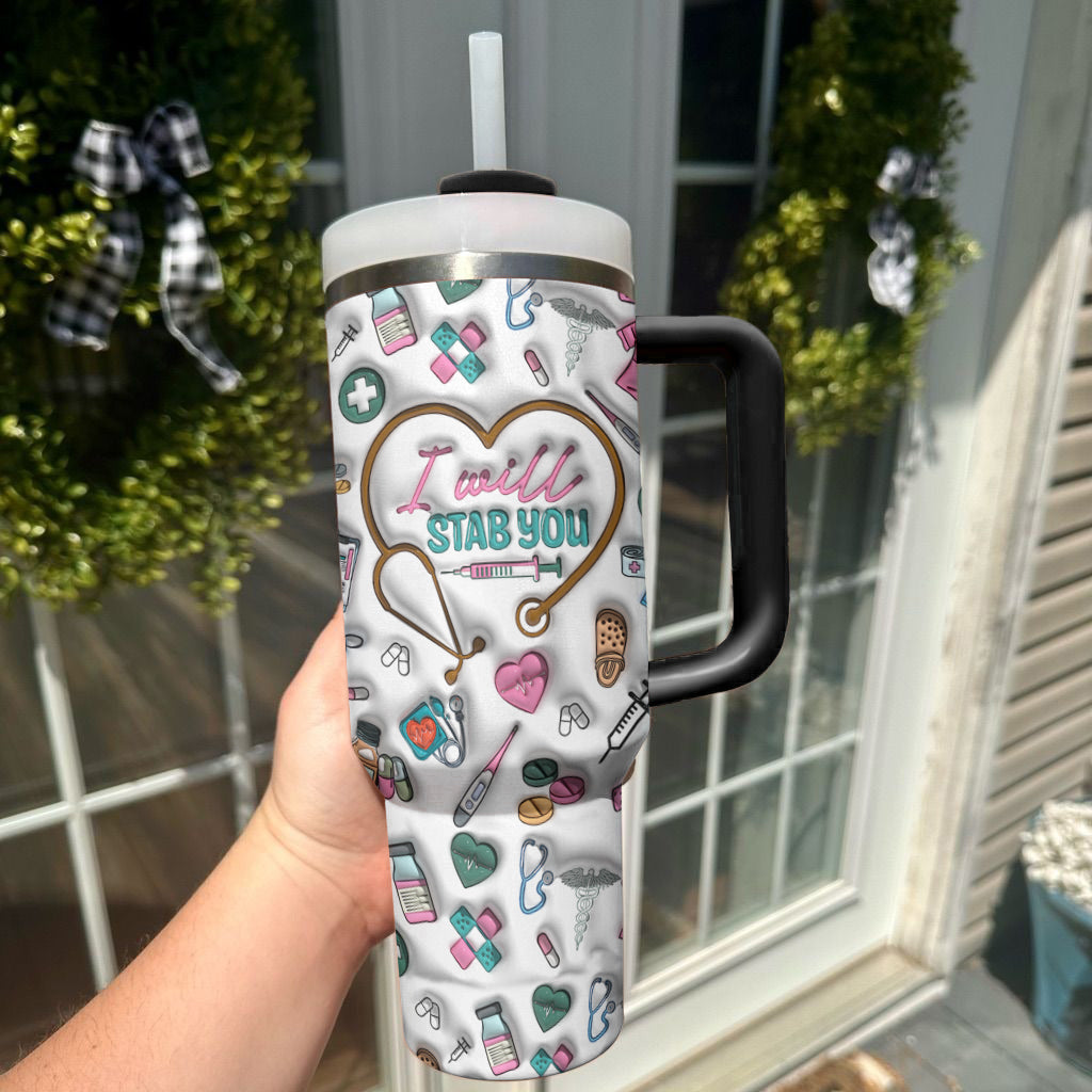 Ceeprints Tumbler Nurse Sass
