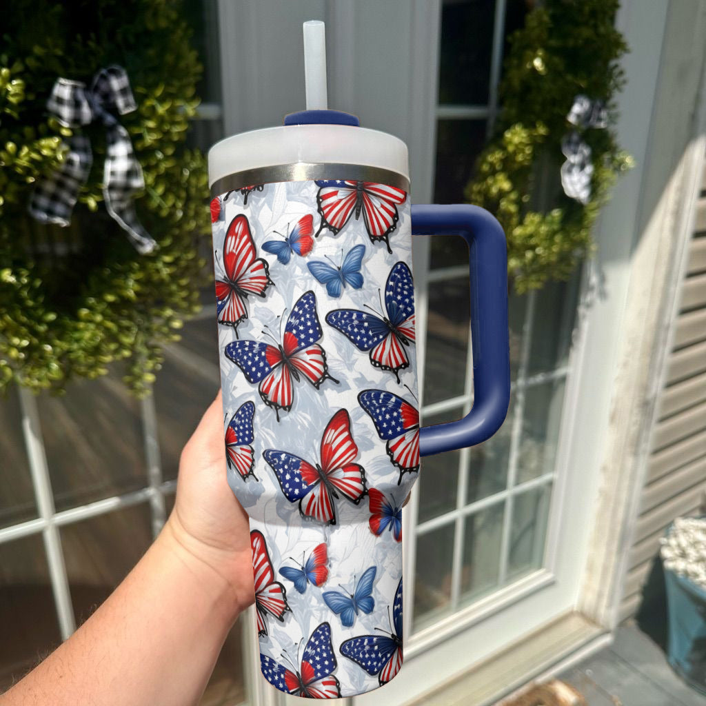 Ceeprints Tumbler Patriotic Wings