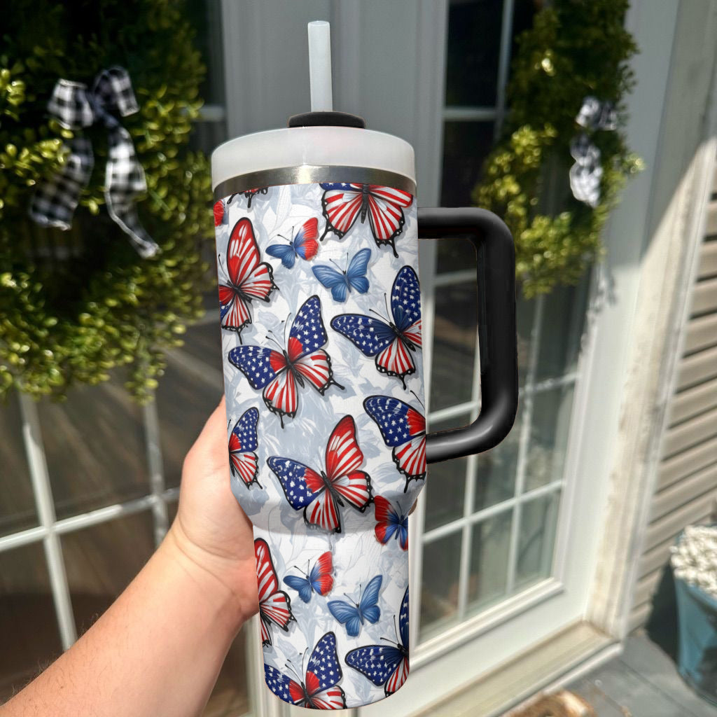 Ceeprints Tumbler Patriotic Wings