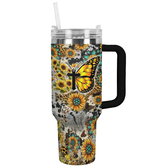 Ceeprints Tumbler Wild Sun Monarch