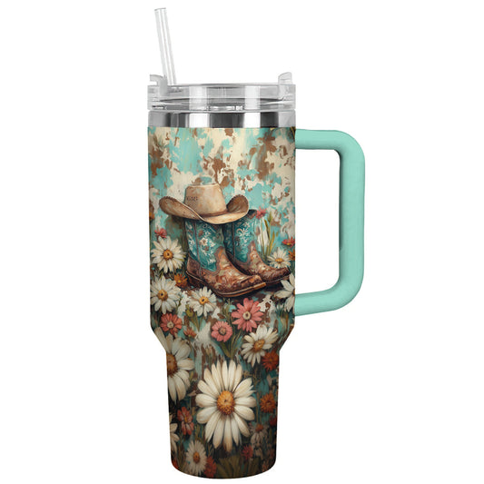 Ceeprints Tumbler Cowgirl Bloomm