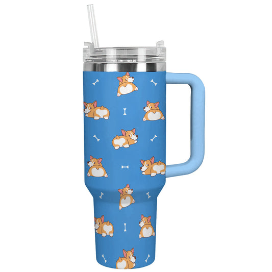 Ceeprints Tumbler Corgi Joy