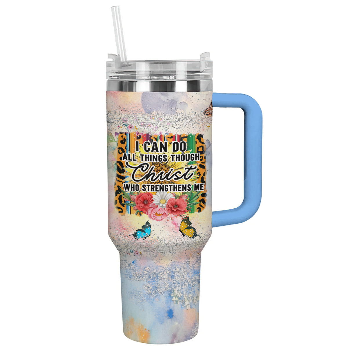 Ceeprints Tumbler Faith & Strength