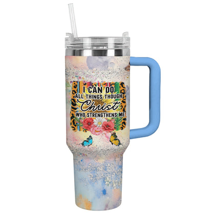 Ceeprints Tumbler Faith & Strength