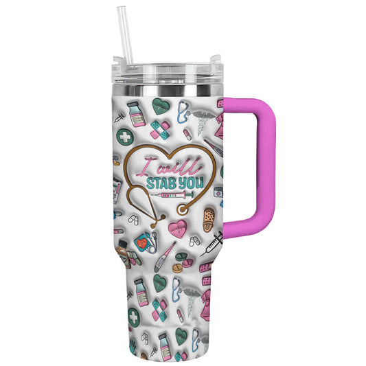 Ceeprints Tumbler Nurse Sass