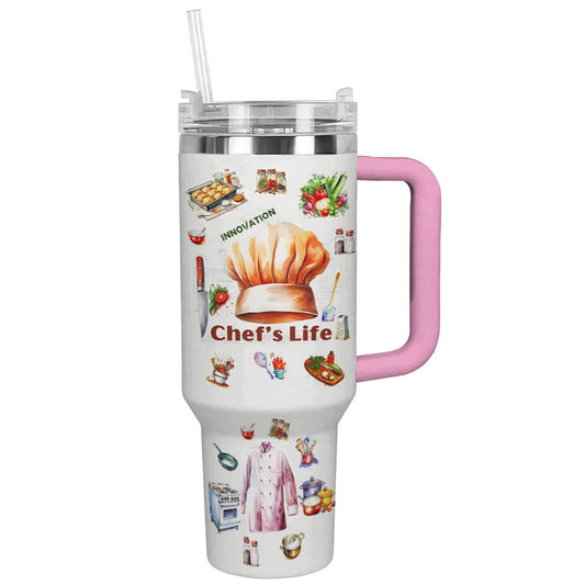 Ceeprints Tumbler Chef's Life