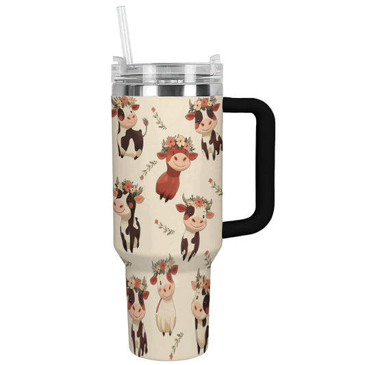 Ceeprints Tumbler Blissful Bovine