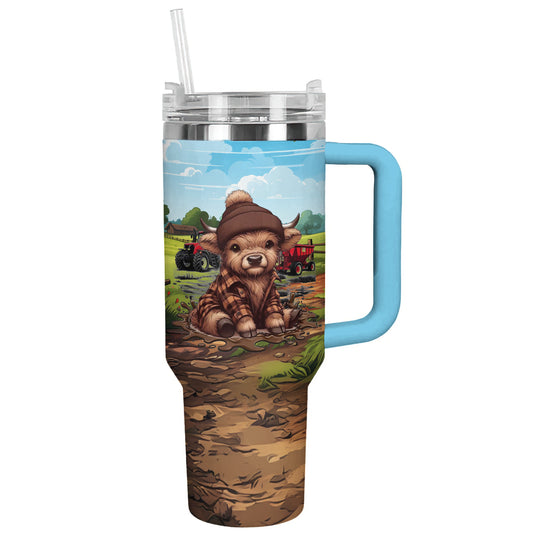 Ceeprints Tumbler Highland Hooves