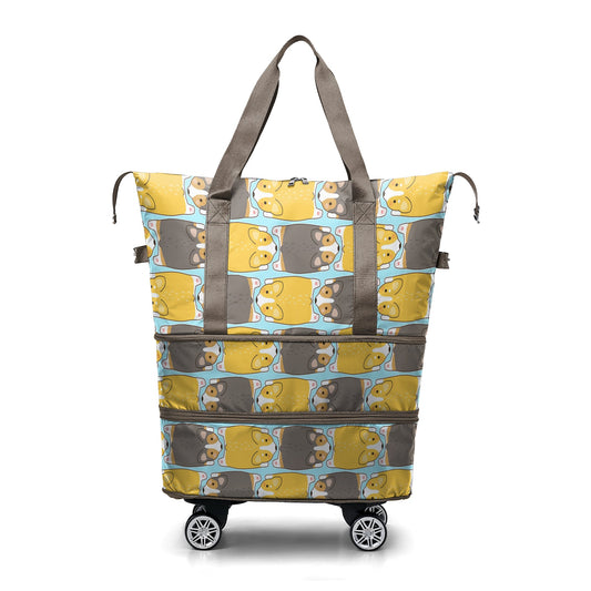 Cee™ Rolling Duffle Bag Chasing Corgi