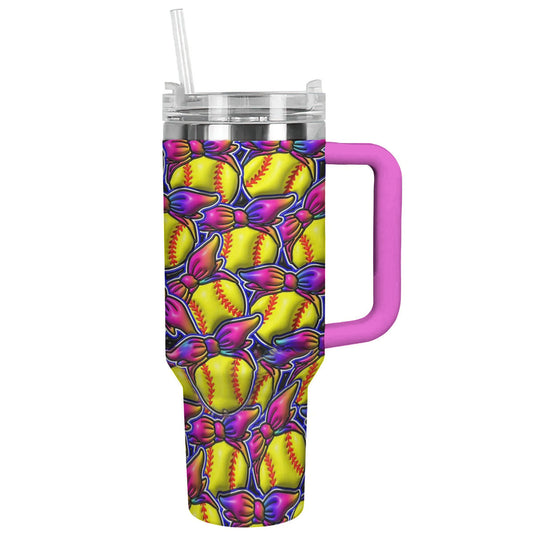 Ceeprints Tumbler Softball Sparkle