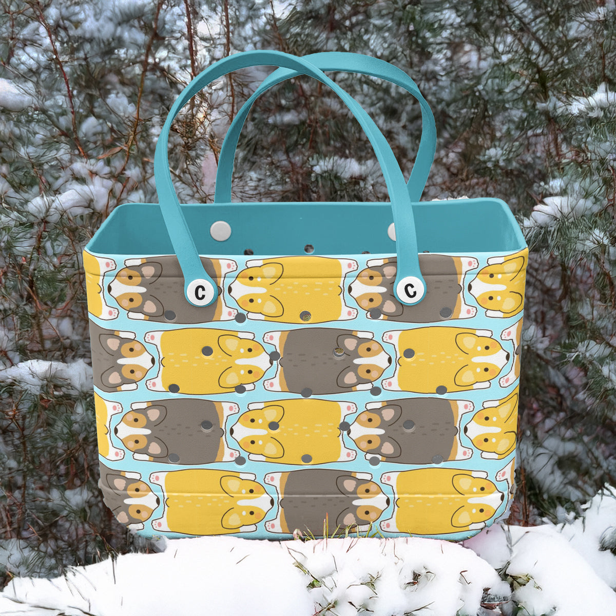 Ceeprints Cee™ Bag Chasing Corgi