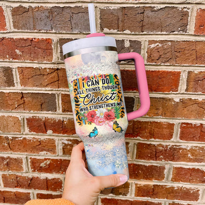 Ceeprints Tumbler Faith & Strength