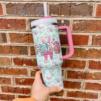 Ceeprints Tumbler Easter Mama Bunny