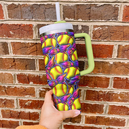 Ceeprints Tumbler Softball Sparkle