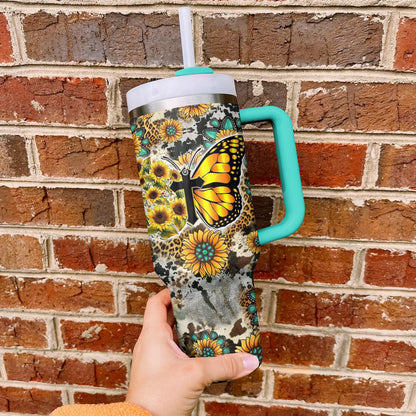 Ceeprints Tumbler Wild Sun Monarch