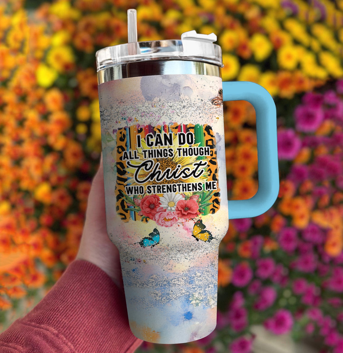 Ceeprints Tumbler Faith & Strength