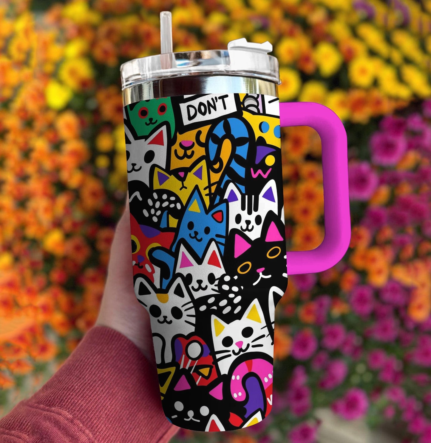 Ceeprints Tumbler Feline Frenzy