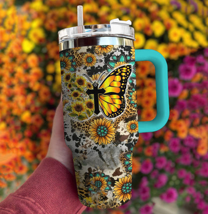 Ceeprints Tumbler Wild Sun Monarch