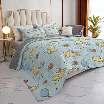 Ceeprints All Season Quilt 3-Piece Set What if you fly