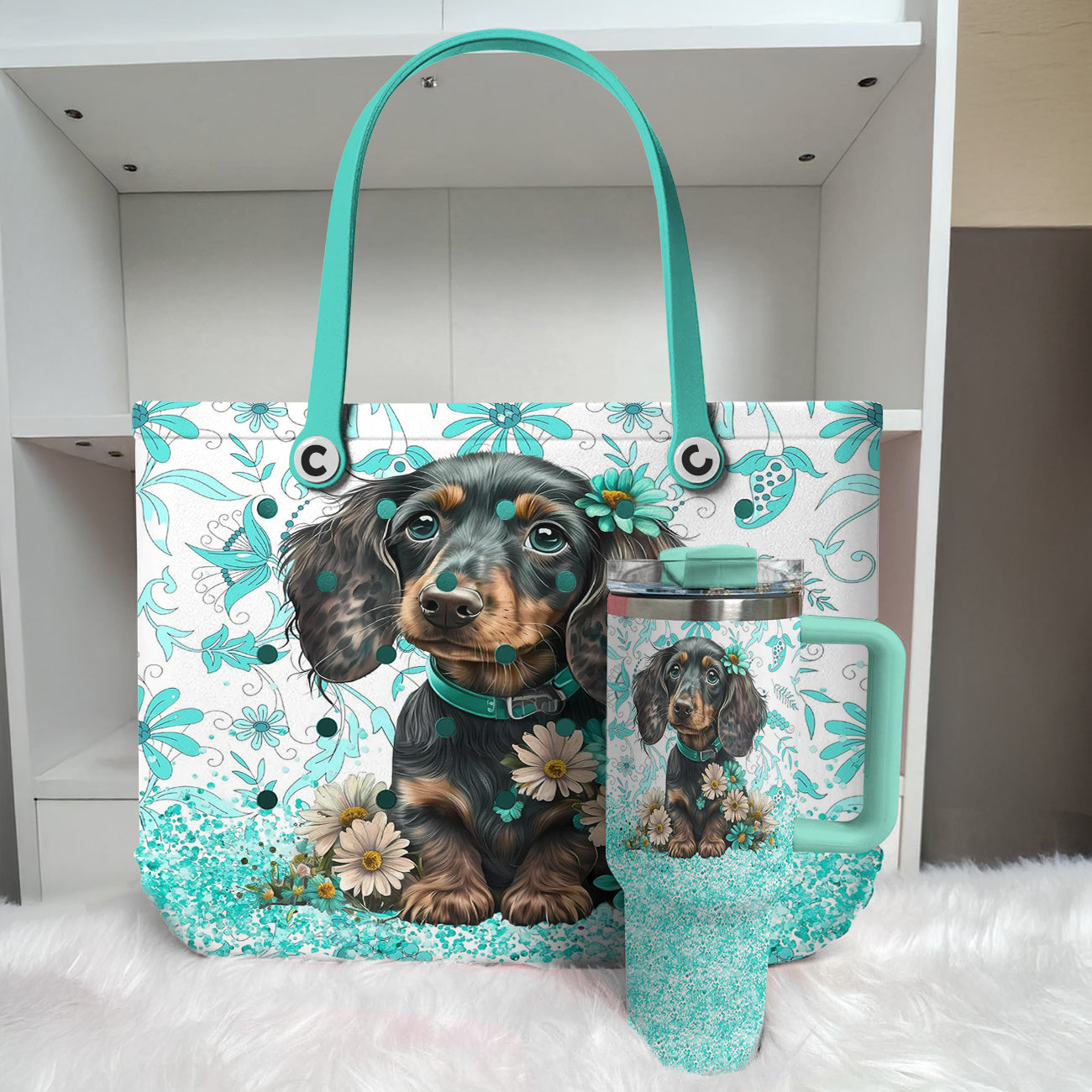 Ceeprints Tumbler Wiener Dog Wonderland