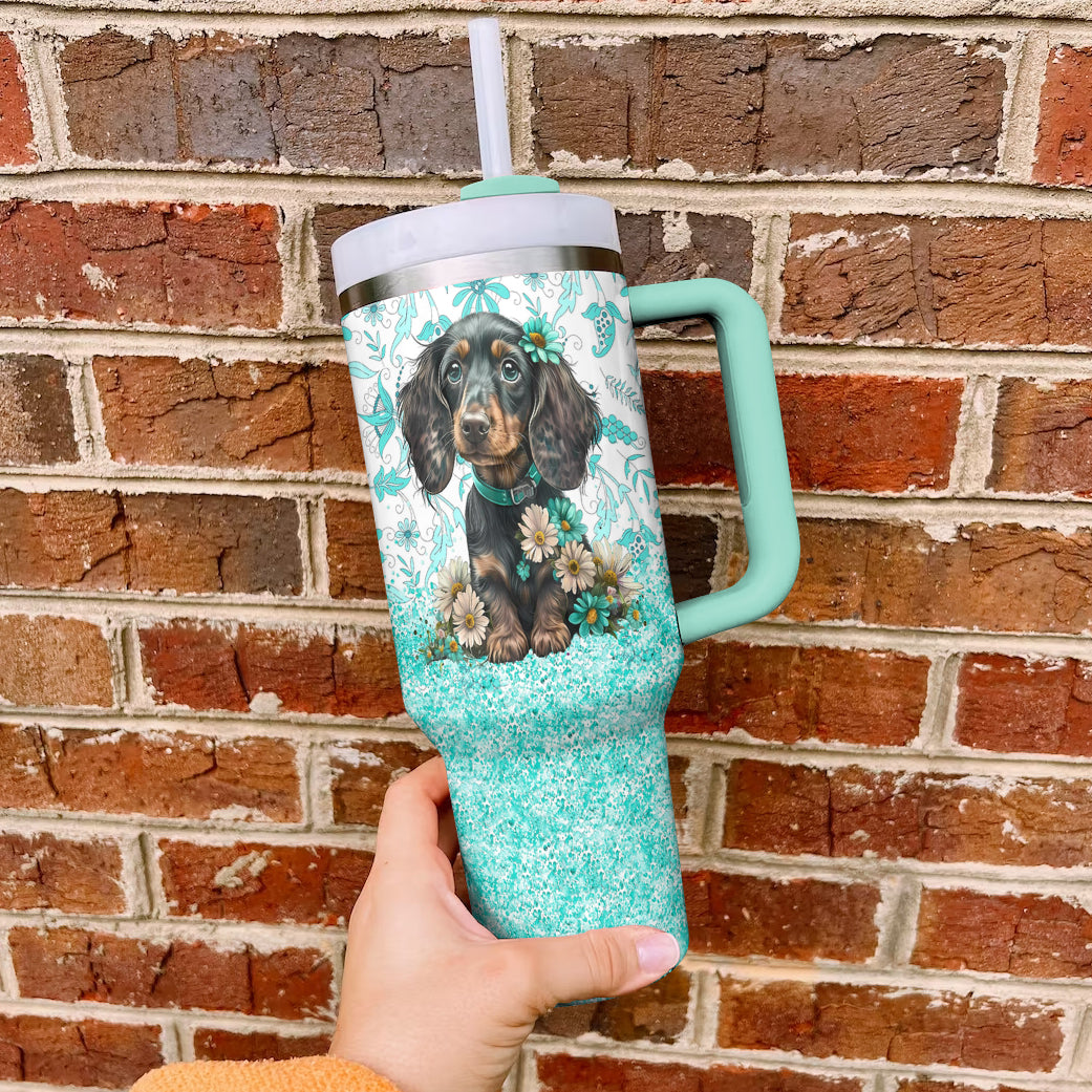 Ceeprints Tumbler Wiener Dog Wonderland