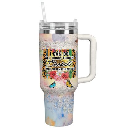 Ceeprints Tumbler Faith & Strength