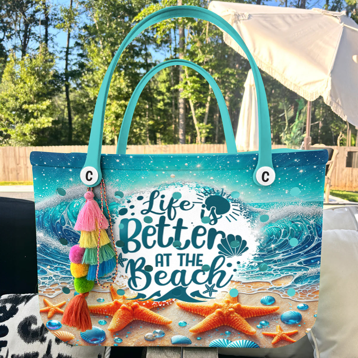 Ceeprints Cee™ Bag Life Is Better At The Beach